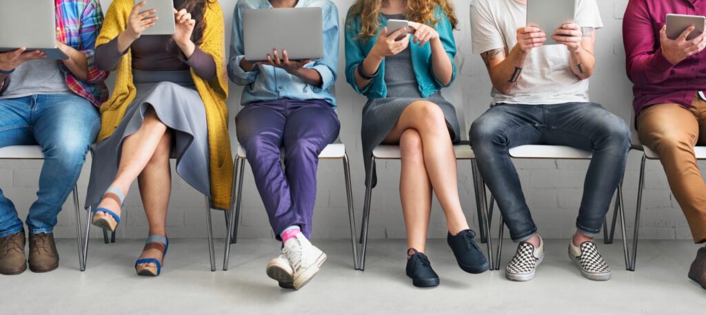 people sitting in chairs